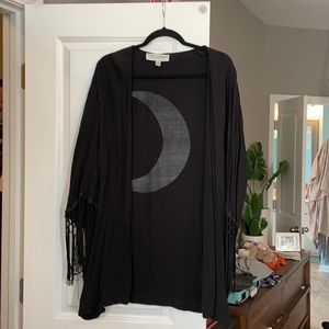 Gypsy warrior moon fringed kimono